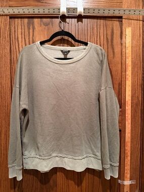 Buffalo David Bitton Olive Green Pullover Crew